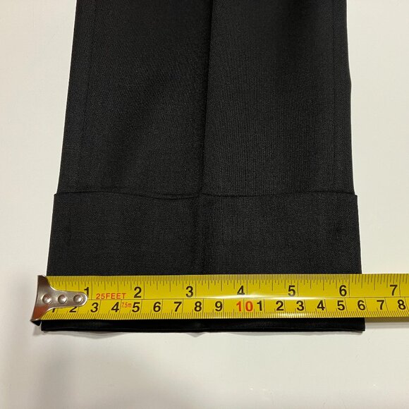 GIVENCHY WOMEN'S BLACK WOOL TUXEDO TROUSES (SIZE 36EURO/4US - Picture 4 of 16